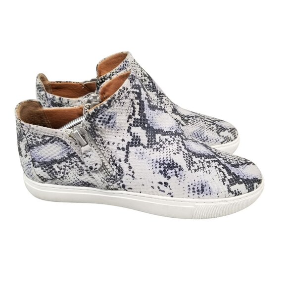 Kenneth Cole Shoes Womens Size 6.5 Gray Reptile Leather Lowe Gentle Souls Sneake - Picture 6 of 11